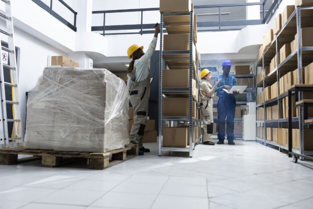 Otimização de espaços com pallets de madeira